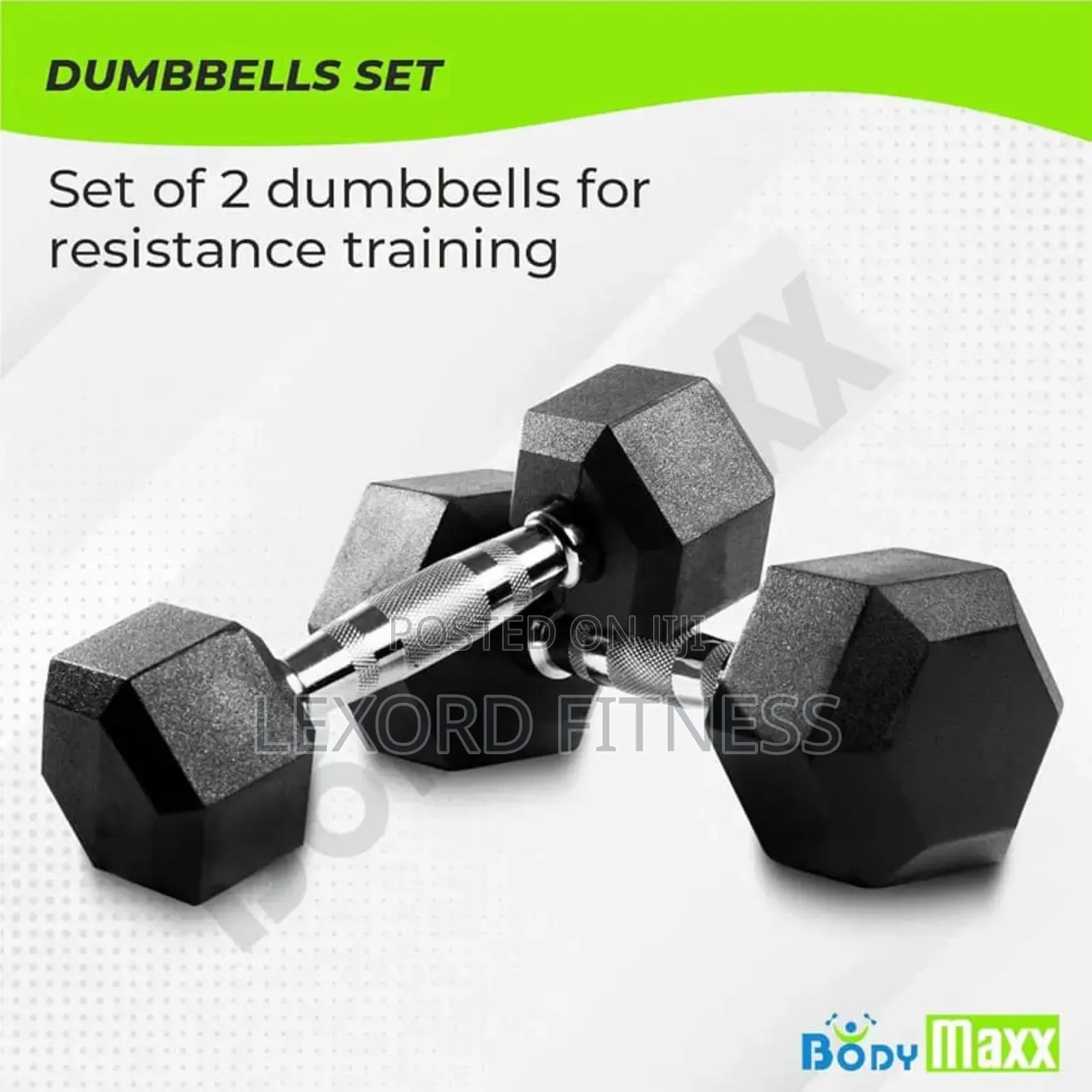 Dumbbells 15kg Pair