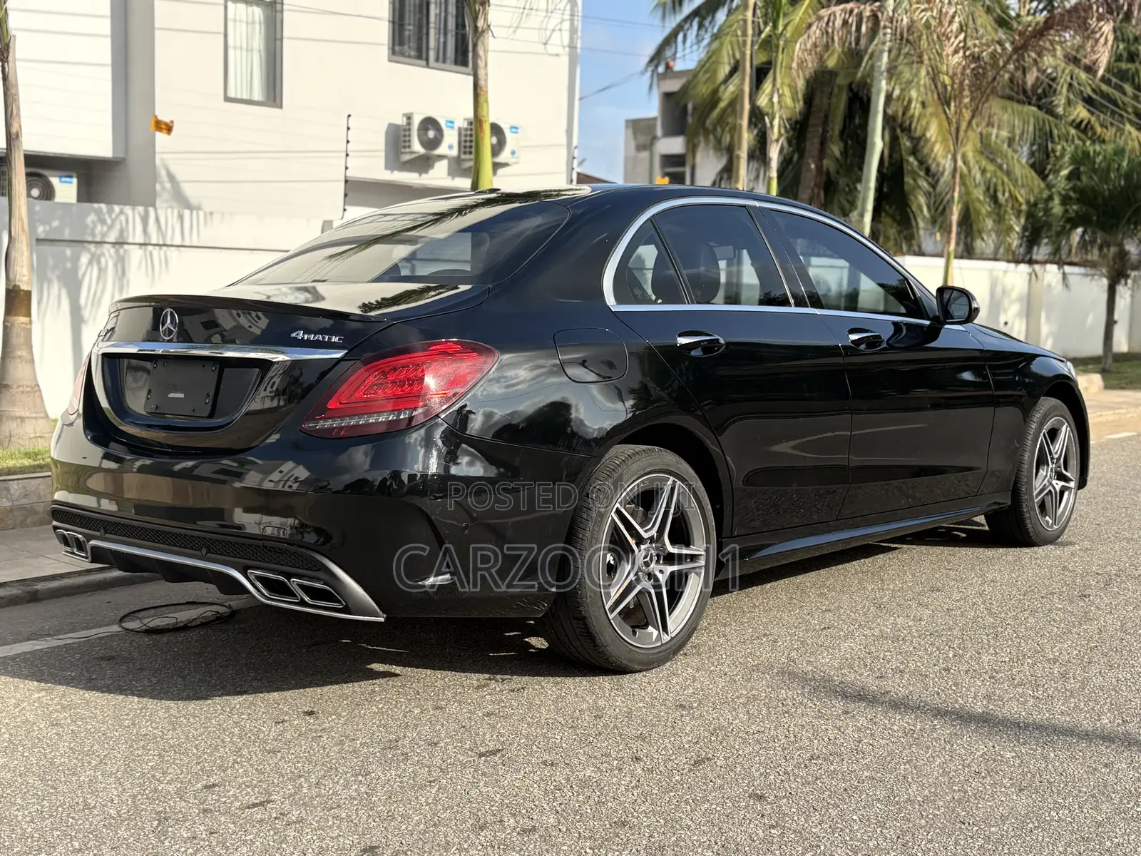 Mercedes-Benz C300 Base C300 AWD 4MATIC Sedan 2019 Black