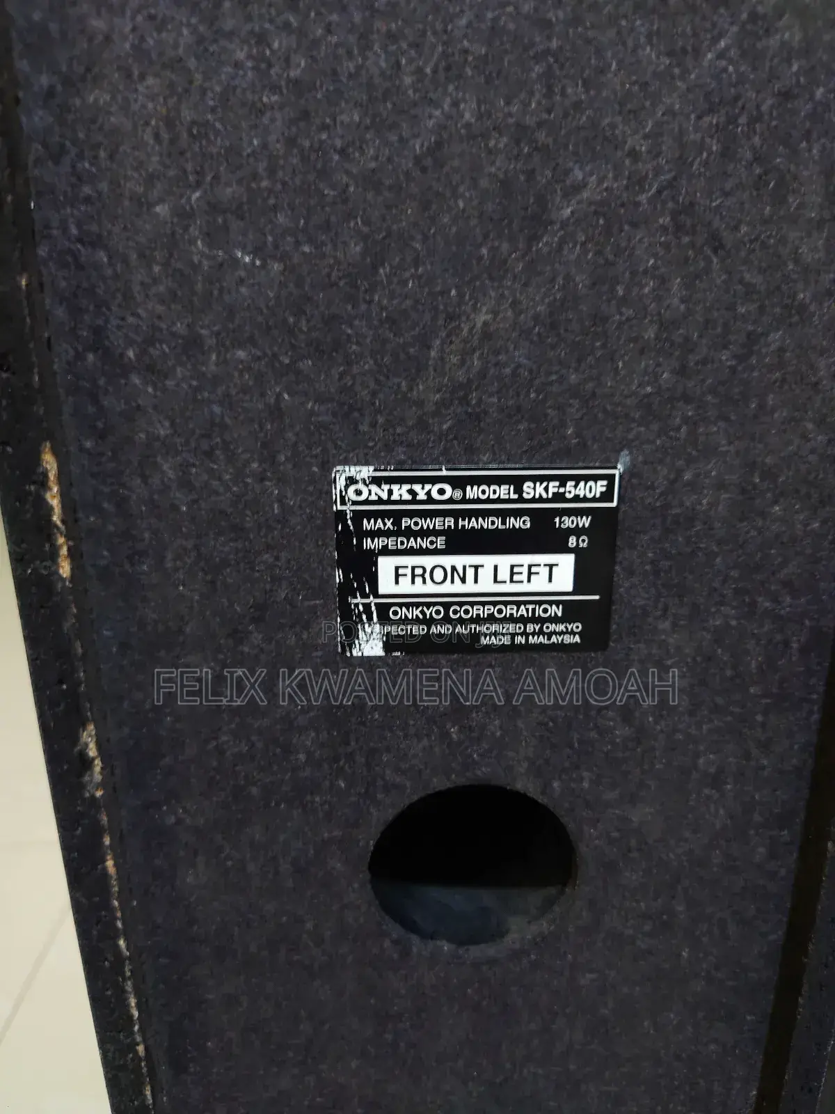 Powerful Onkyo Speakers SKF-540f