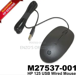 Original HP Wired USB Mouse 125 Lazer Optical Mouse Brand New Oem