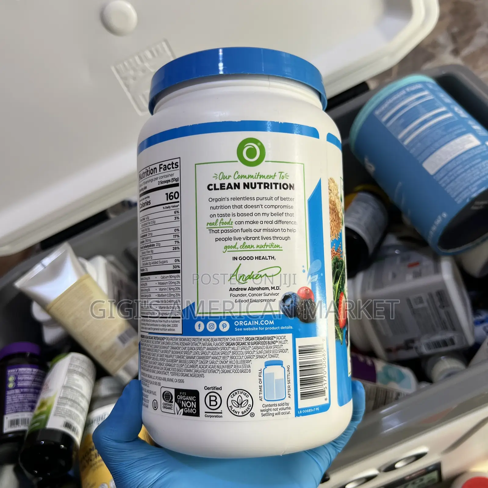 Orgain Organic Protein Powder
