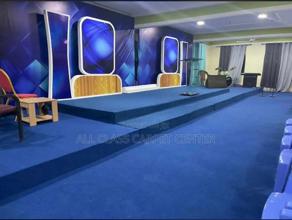 Blue Floor Carpet