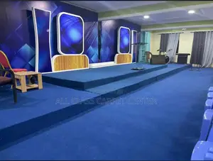Blue Floor Carpet