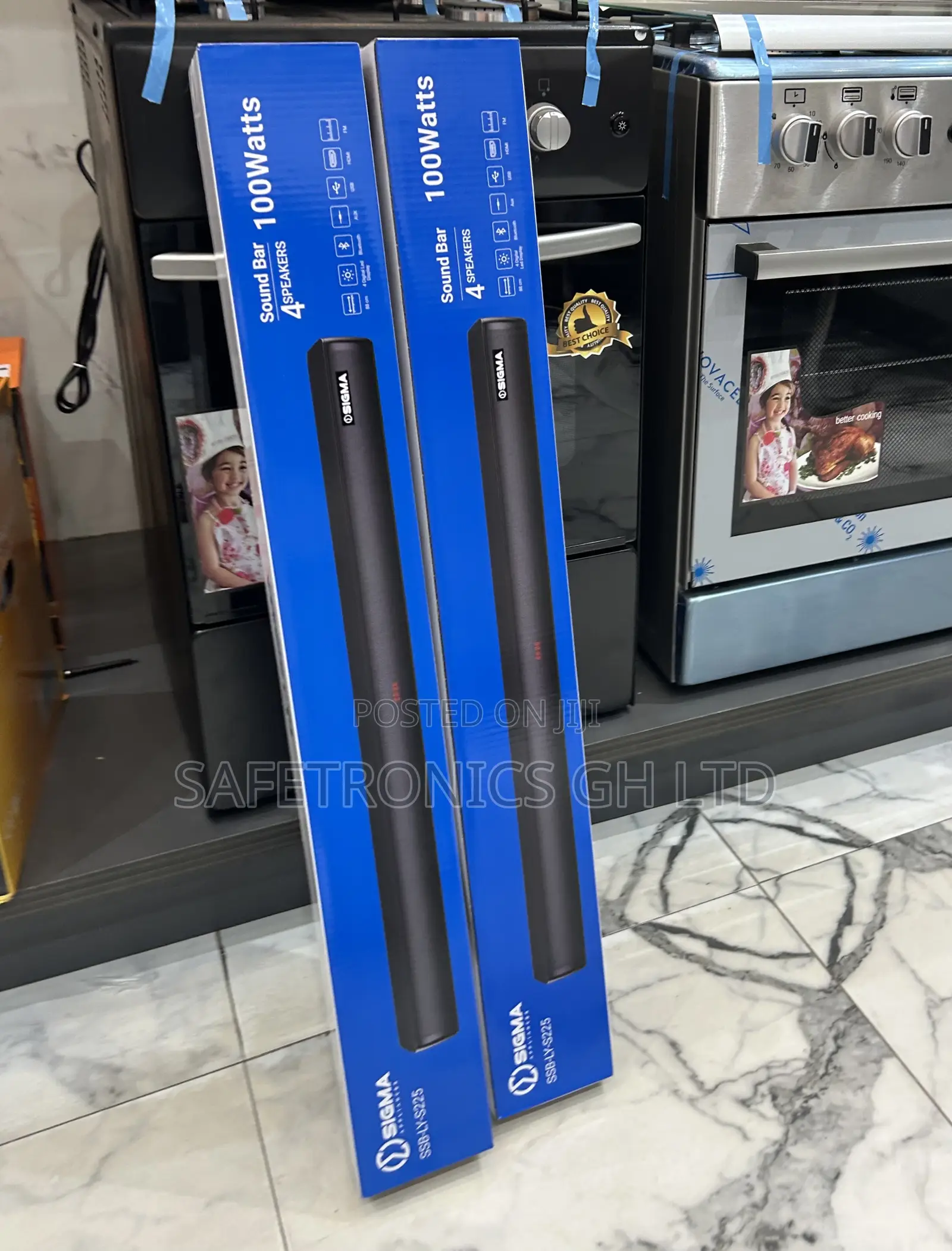 Super Best Electric Black Sigma Bluetooth 100w SSB-Ly-S225 Soundbar