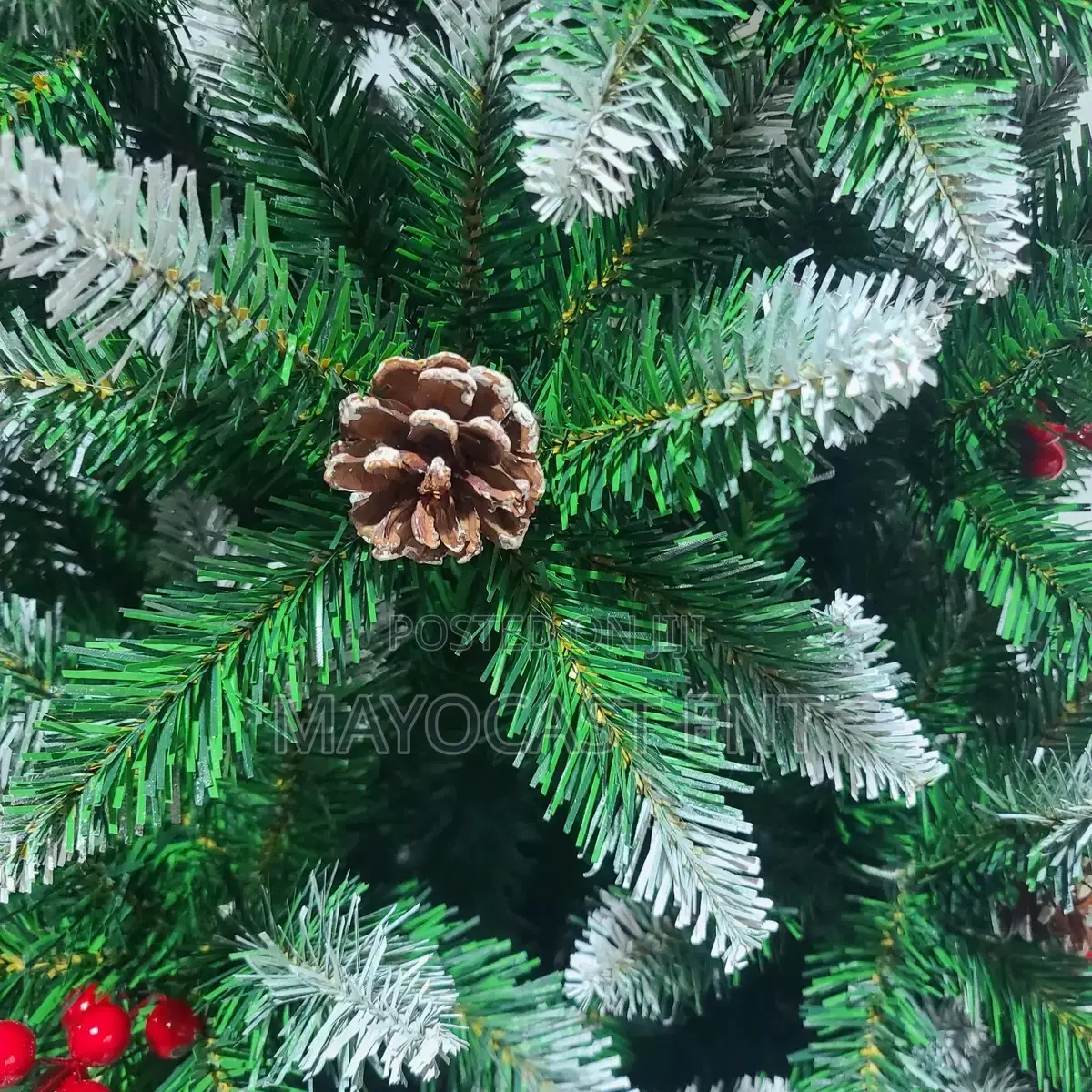 2025 Christmas Tree 210 Cm and 240 Cm With Red Berries