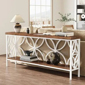 Console Table ( Walnut/White)