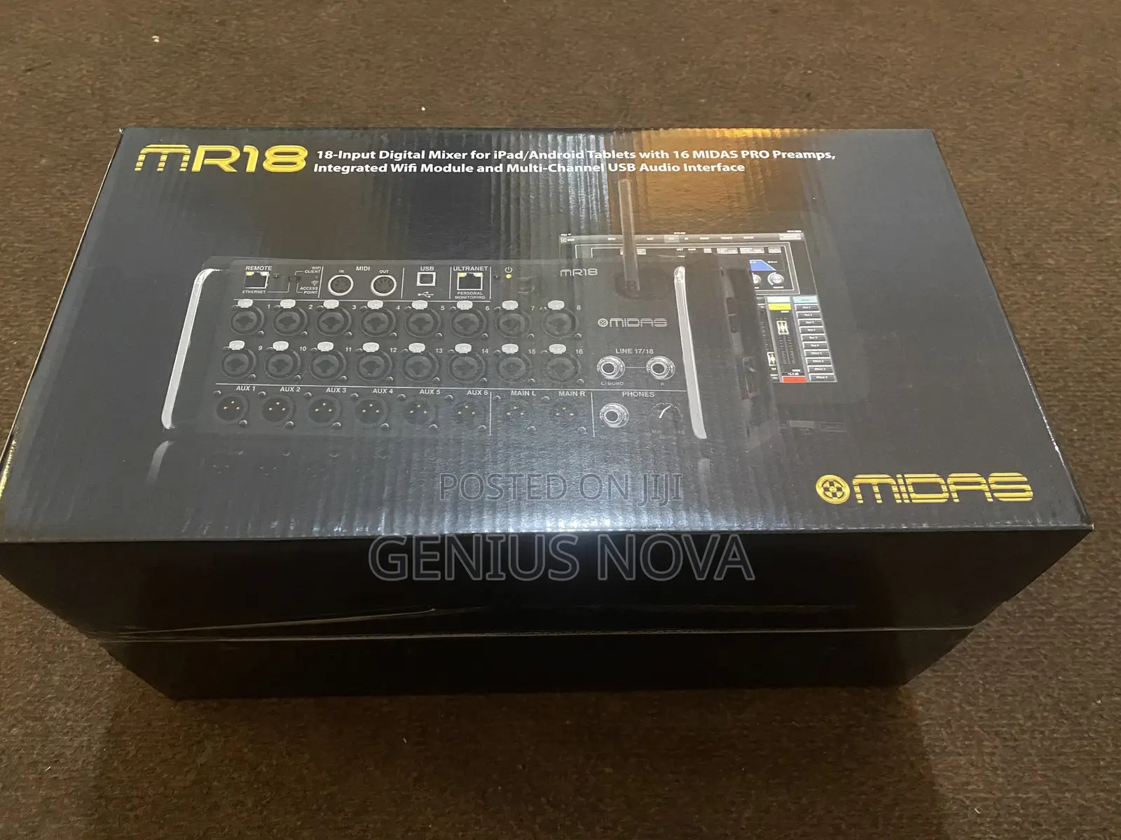 Midas Mr18 Digital Mixer Plus Leather Bag