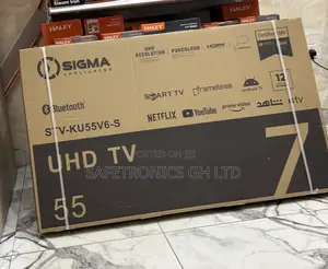 Lastest 55 Inch Smart Sigma Sig-Ku55v6-S Frameless Tv