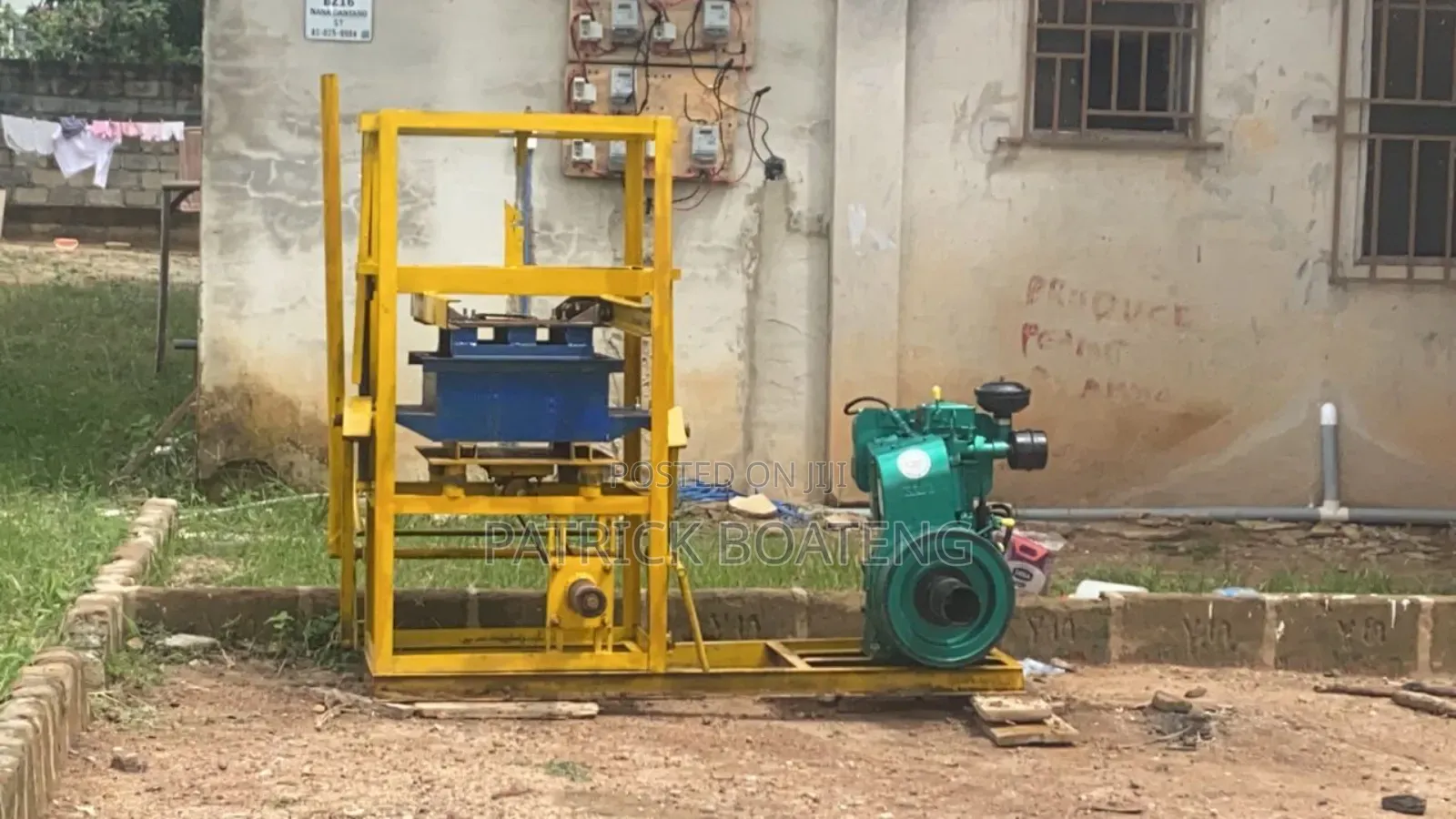 Onsite Block Production With Industrial Machine