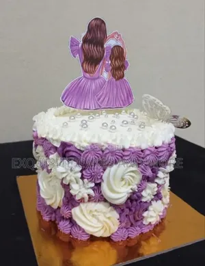 Mother and Daughter Purple Cake, Order Now