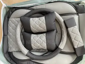 Original Leather Seat Cover With Neck Rest and Steer Cover