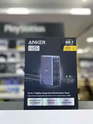 Anker Prime Charging Docking Station (14-in-1, Dual Display, 160w)
