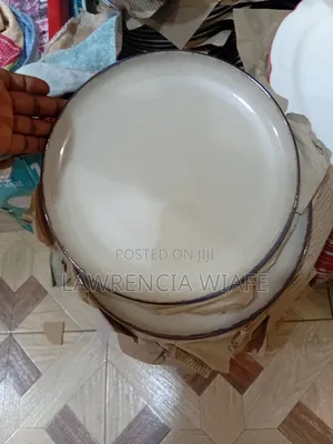 6pcs Ceramic Plates Available in Cream