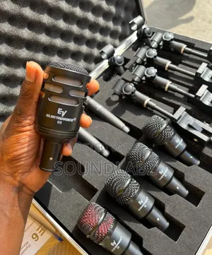 Electro-voice E6 Drum Microphone Kit; It Is A 7-piece Set