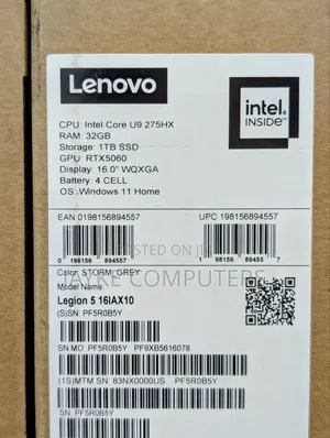 New Laptop Lenovo Legion 5 32GB Intel Core Ultra 9 SSD 1T