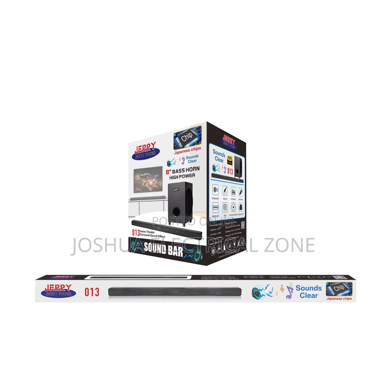 Soundbar With Wireless Subwoofer Home Theater