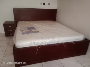 Queen Size Bed Brown