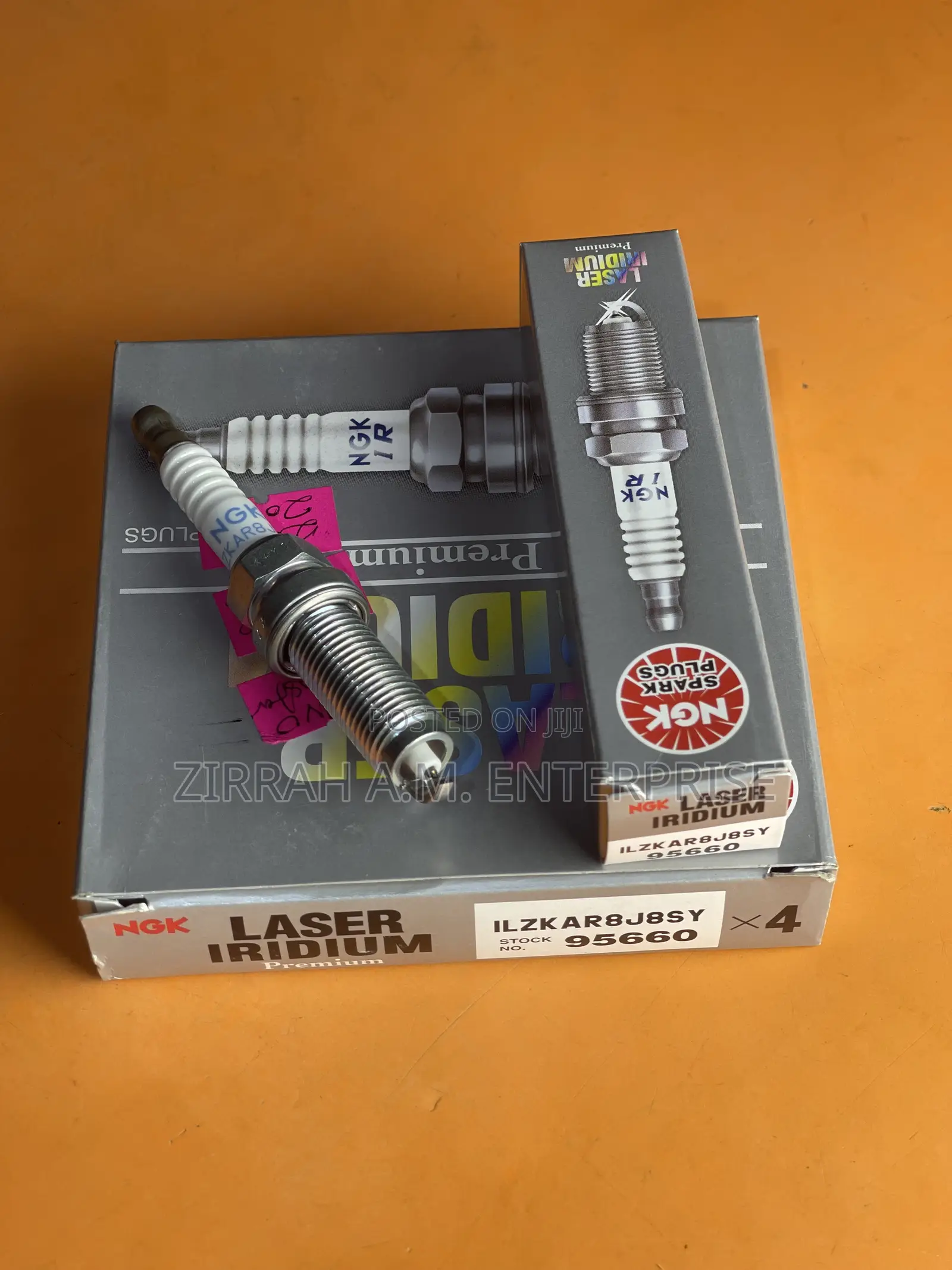 Spark Plug Ngk 95660 Ilzkar8j8sy Laser Iridium Honda Volvo 1set (4pcs)