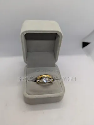Small Stones Two Piece Engagement Rings