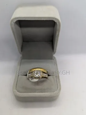 Square Diamond Cut 2 Piece Wedding Rings