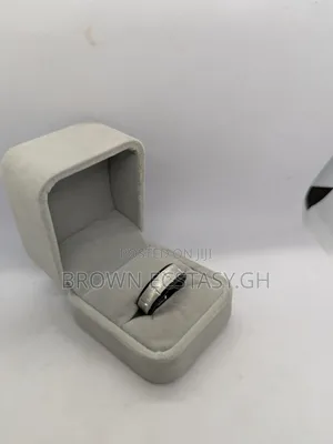 Sliver and Black Tungsten Wedding Ring