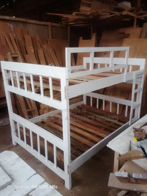 Double Size Bunk Bed White