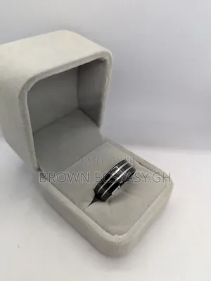 Black And Silver Men's Wedding Rinh