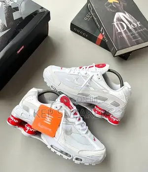 Nike X Supreme Shox Ride 2 Sp "White