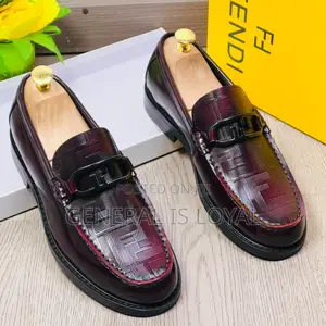 Fendi Wine Men Shoe