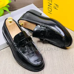 Fendi Black  Men Shoe