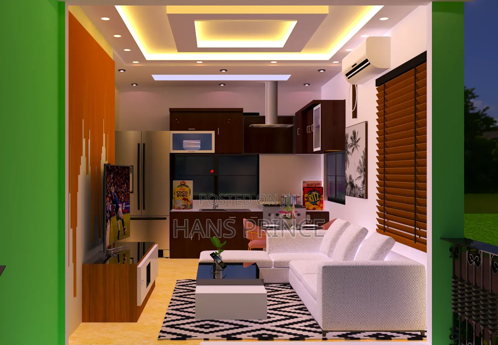 External and Interior 3d Drawings
