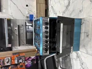 High Quality Eldo Gas Cooker 4burner 60x60silver Oven Grill Rotisserie
