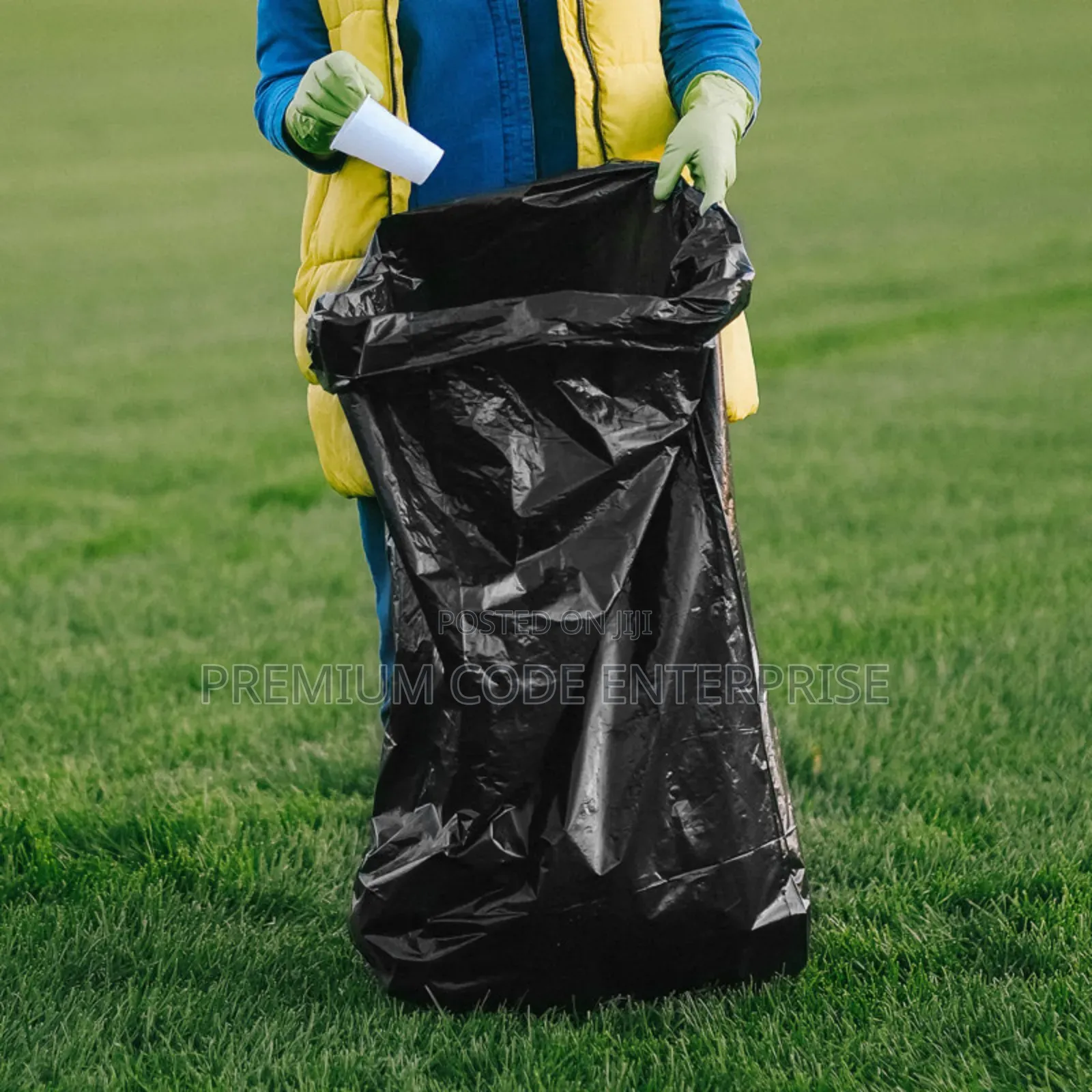 80-Liter Trash Bag – Strong Bin Liner for Home and Commercial Use