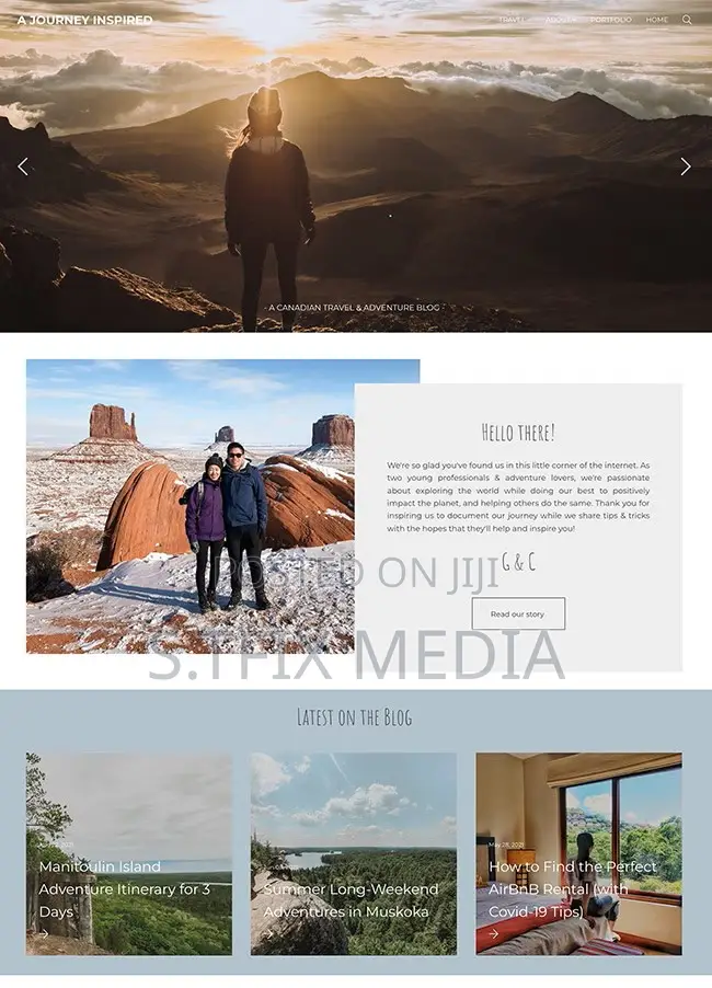 Professional Blog Website