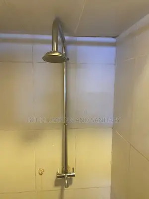 Long Pole 2in1 Shower Set_stainless Bathroom Shower_rainfall Shower