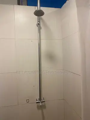 Imported Stainless Bathroom Shower Set_2in1 Long Pole Shower