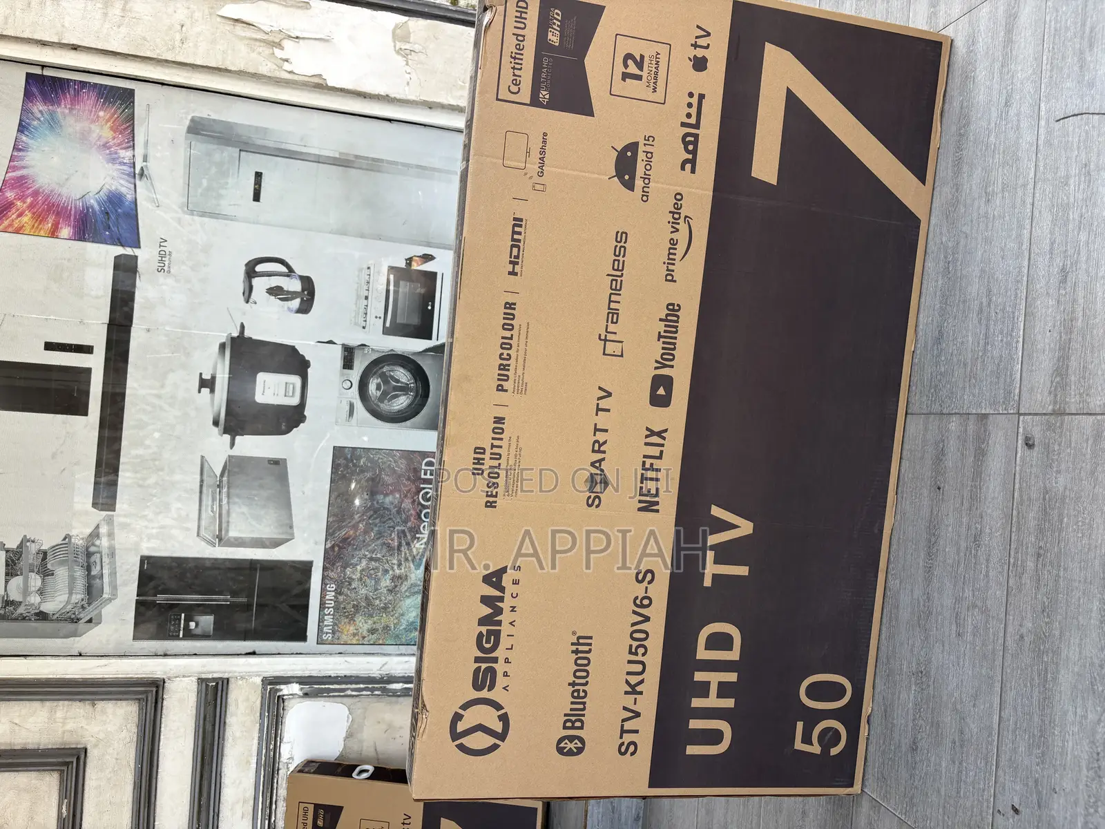 Purchase Original Sigma 50” Uhd Smart Digital Frameless Television.