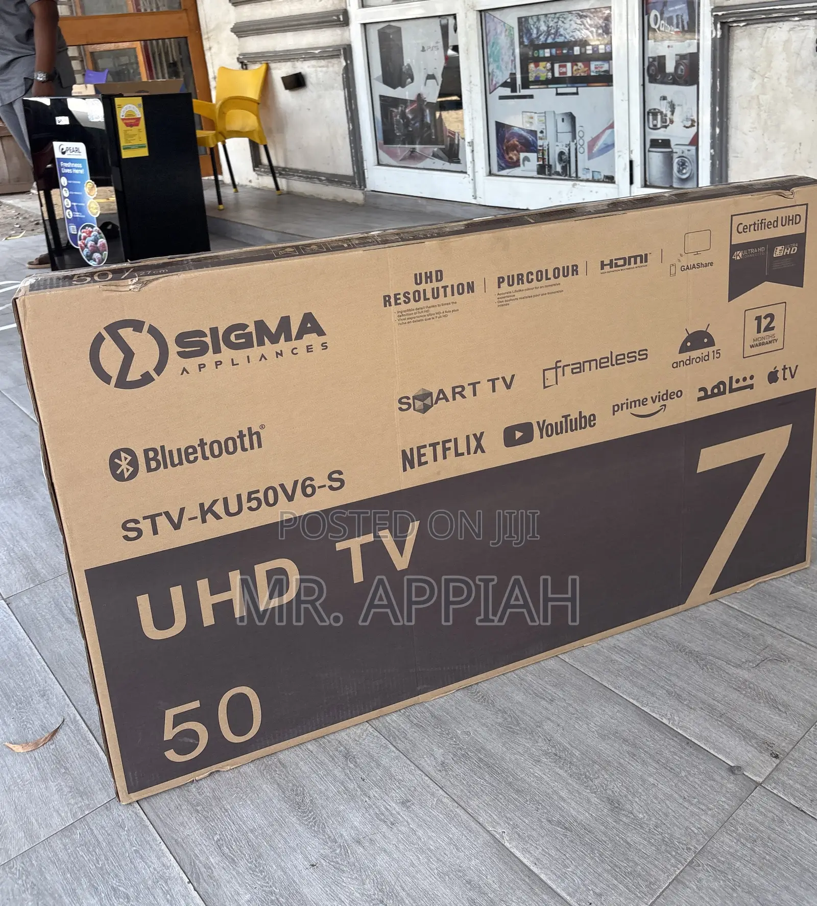 Purchase Sigma 50” Uhd Smart Android Digital Satellite Frameless Tv