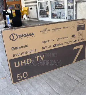 Purchase Sigma 50” Uhd Smart Android Digital Satellite Frameless Tv