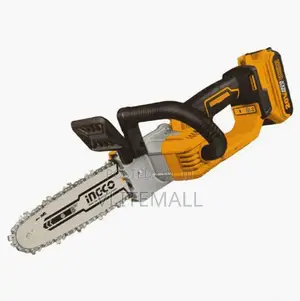 Ingco 8" Lithium-Ion Cordless Chain Saw With 20v 2.0ah Charger