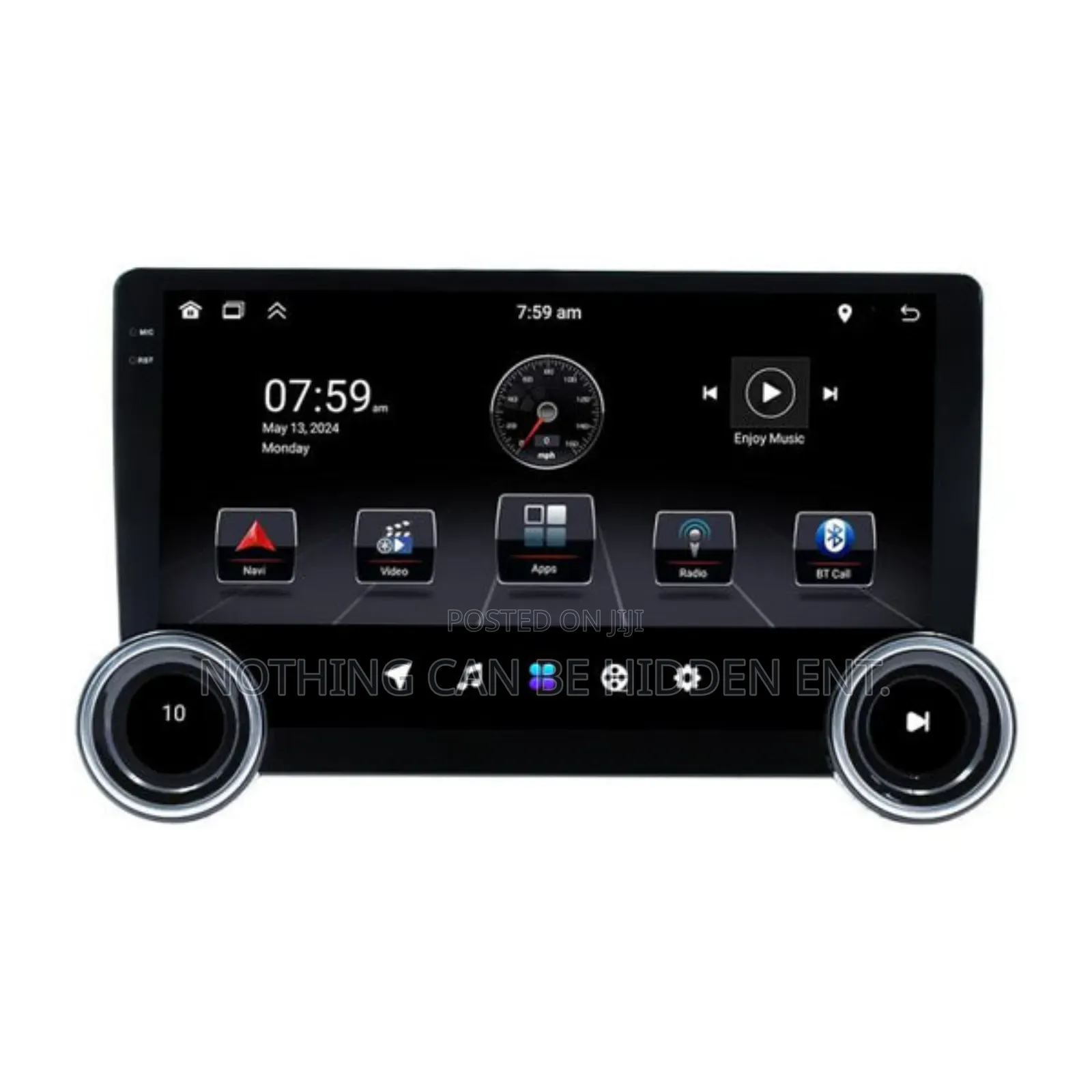 10.1 Inch Double Nob Touch Screen