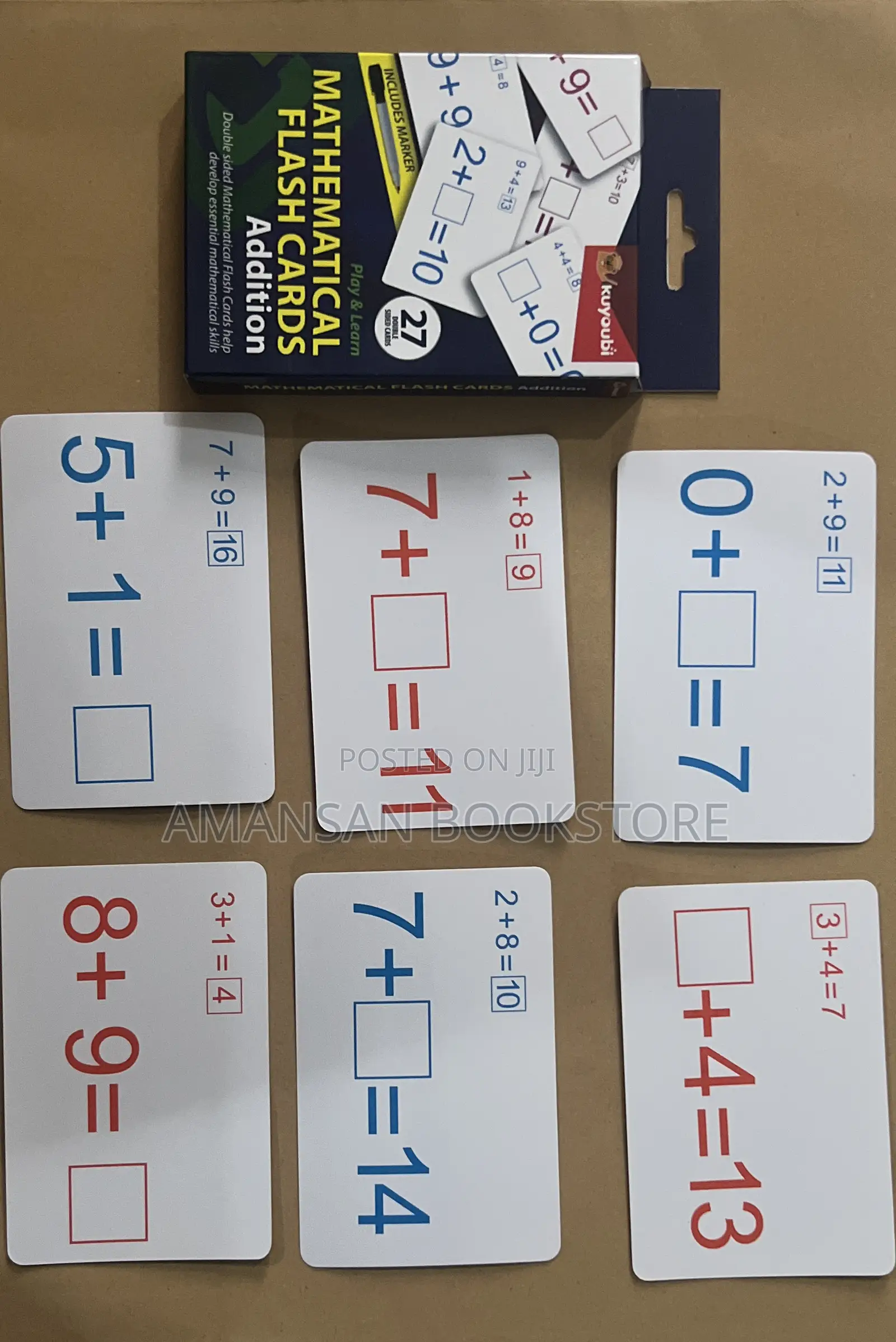 Mathematical Flashcards (Add, Subtract, Multiply, and Divide)