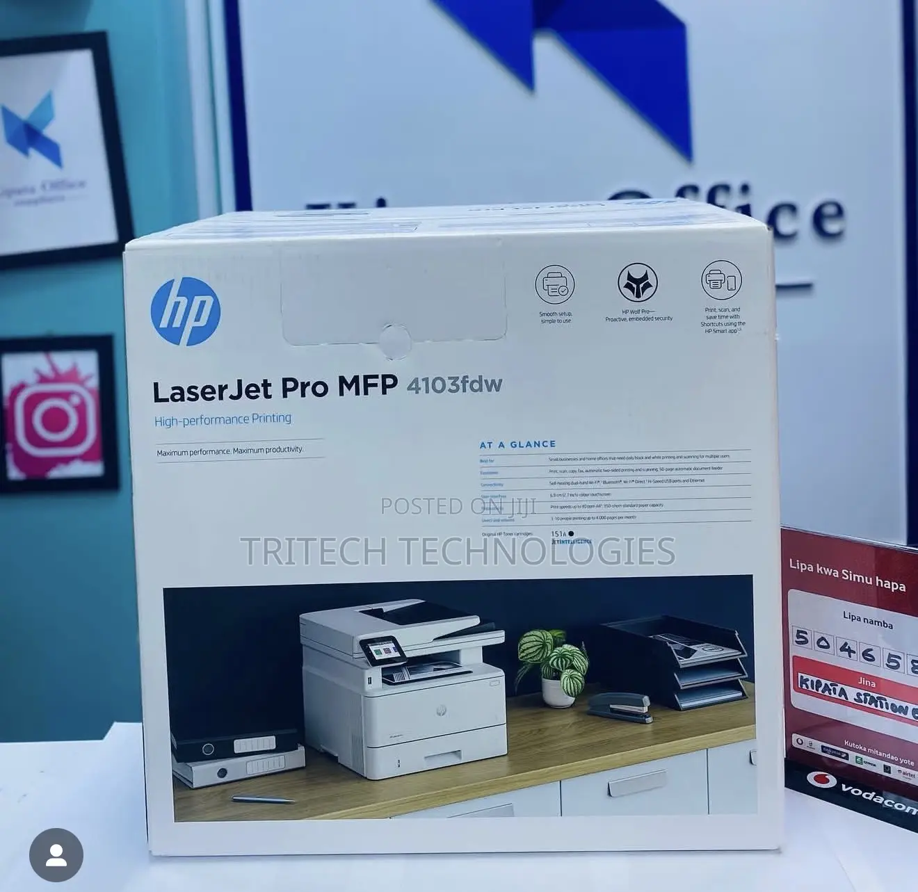 Hp Laserjet Pro B/W 4103dw Printer