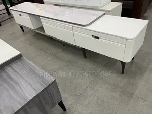 Adjustable Wooden Tv Stand With Drawers