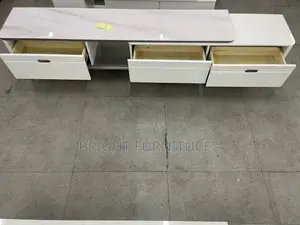 Adjustable Wooden Tv Stand With Drawers