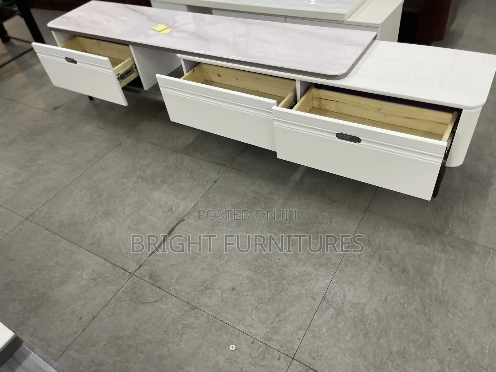 Adjustable Wooden Tv Stand With Drawers
