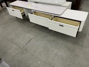 Adjustable Wooden Tv Stand With Drawers