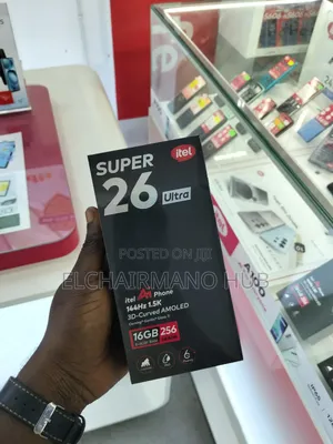 New Itel S26 Ultra 256 GB Black