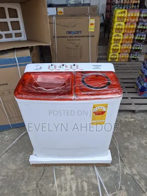 Strong and Powerful Nasco Washing Machine 8kg Semi-Automatic Top Load