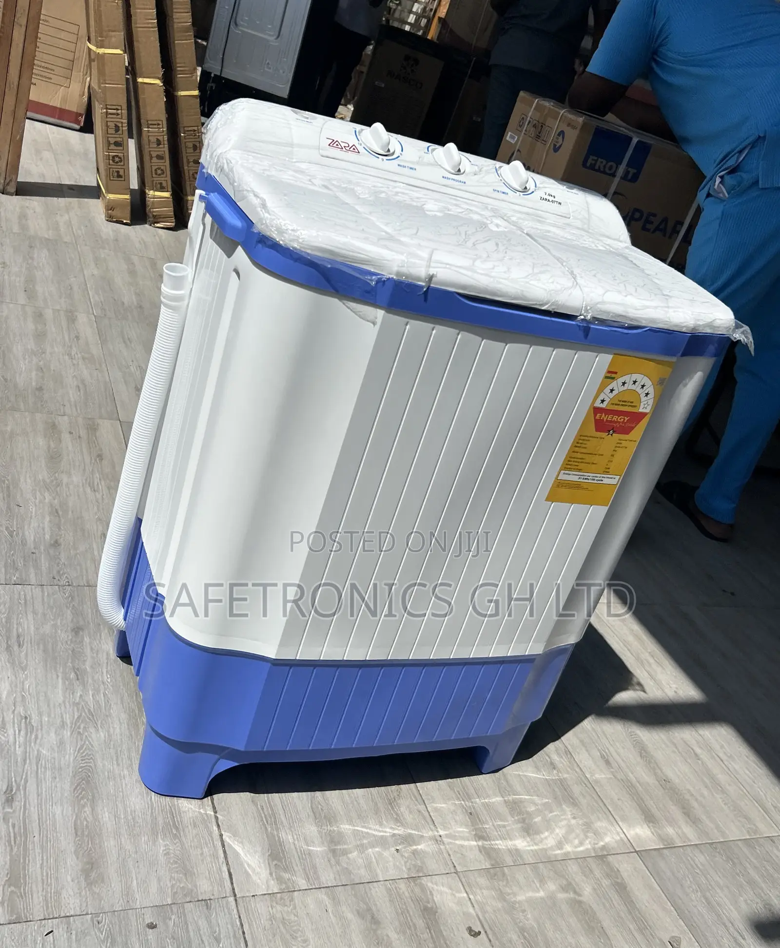 Try Out Semiautomatic Top Load Zara 7kg Twintub Washer
